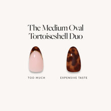 Lisawu The Medium Oval Tortoiseshell Duo press-on nail bundle style selection