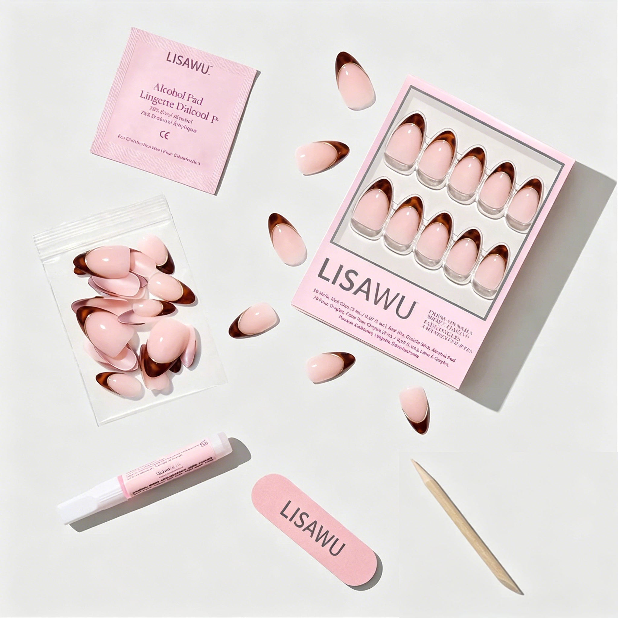 The Original press-on nails in nude shade