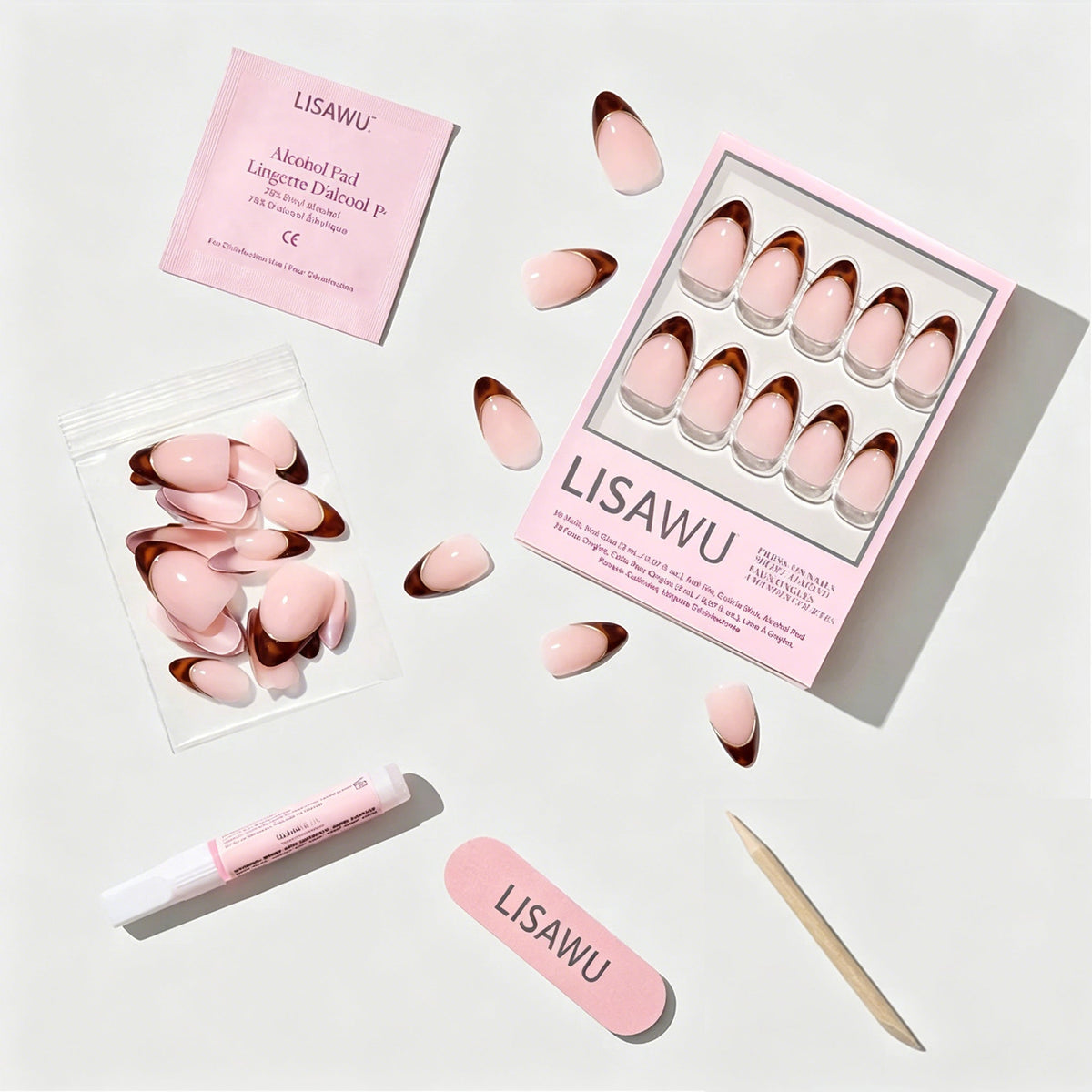 The Original press-on nails in nude shade