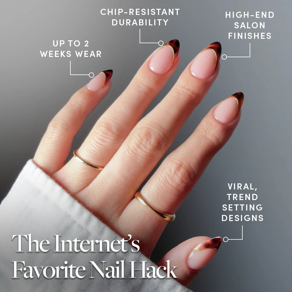 The Original press-on nails with glossy finish