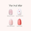 Lisawu The Oval Affair press-on nail bundle style selection