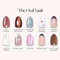 Lisawu The Oval Vault press-on nail bundle style selection