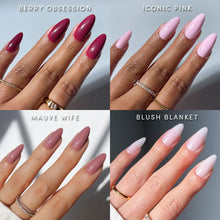 Lisawu The Pink Medium Almond Icons press-on nail bundle manicure lifestyle photo