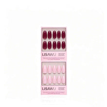 The Pink Medium Oval Icons press-on nails - oval shape, medium length
