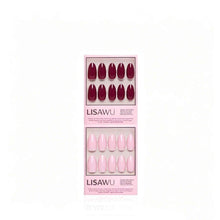 The Pink Medium Oval Icons press-on nails - oval shape, medium length