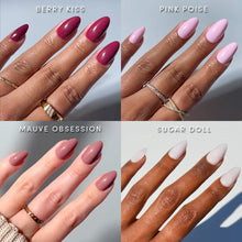 Lisawu The Pink Short Almond Icons press-on nail bundle manicure lifestyle photo