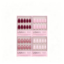 The Pink Short Almond Icons press-on nails in pink shade