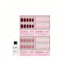 The Pink Short Round Icons press-on nails - round shape, short length