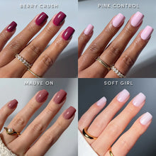Lisawu The Pink Short Squoval Icons press-on nail bundle manicure lifestyle photo