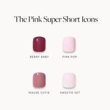 Lisawu The Pink Super Short Icons press-on nail bundle style selection