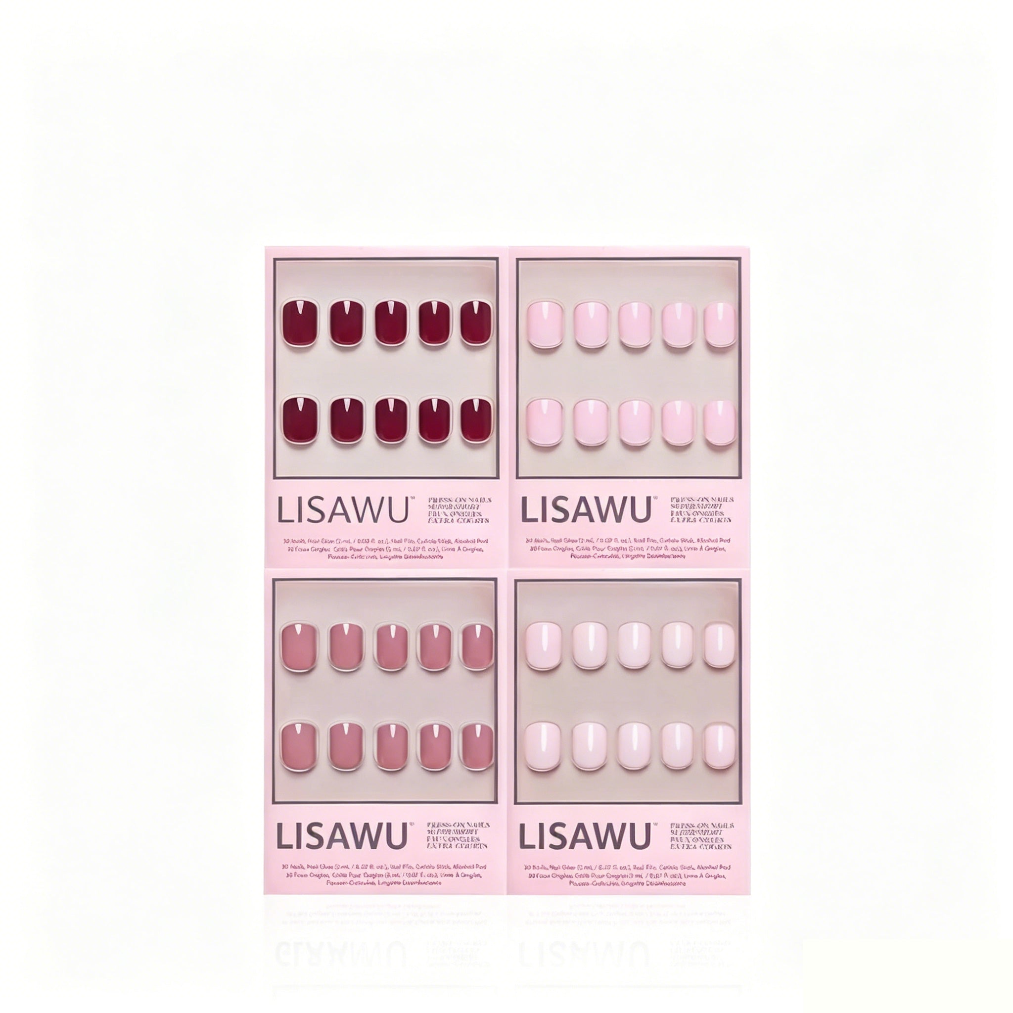 The Pink Super Short Icons press-on nails in pink shade