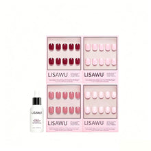 The Pink Super Short Icons press-on nails with glossy finish