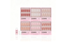 The Sculpted Set press-on nails in nude shade