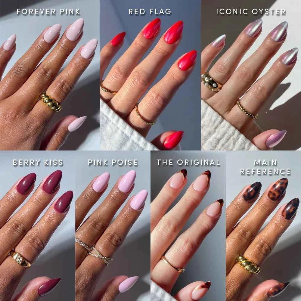 Lisawu The Short Almond Edit press-on nail bundle manicure lifestyle photo