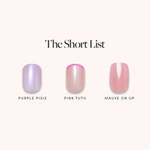 The Short List Spring Edit press-on nail menu display