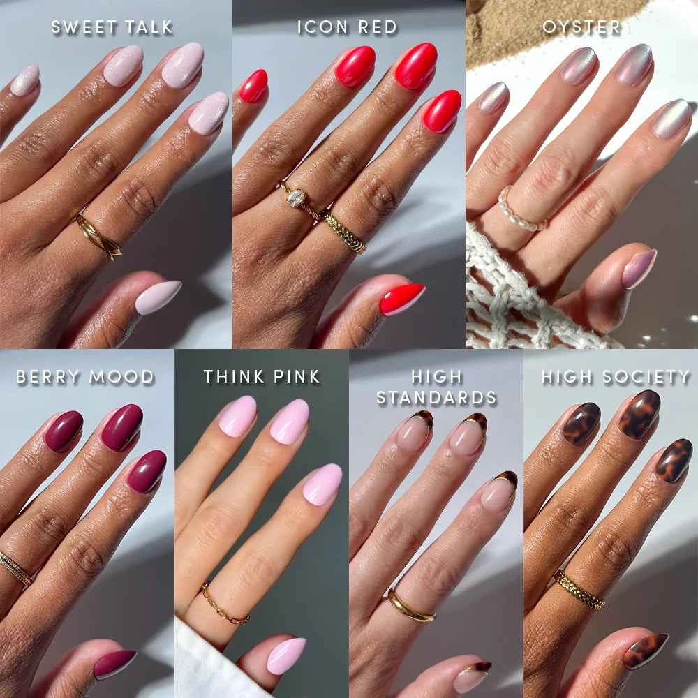 Lisawu The Short Oval Edit press-on nail bundle manicure lifestyle photo