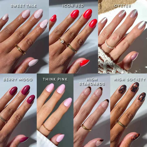 Lisawu The Short Oval Edit press-on nail bundle manicure lifestyle photo