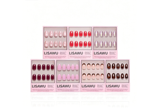 The Short Oval Edit press-on nails in brown shade