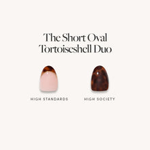 Lisawu The Short Oval Tortoiseshell Duo press-on nail bundle style selection