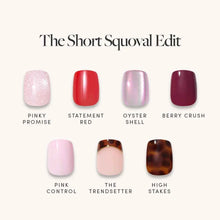 Lisawu The Short Squoval Edit press-on nail bundle style selection
