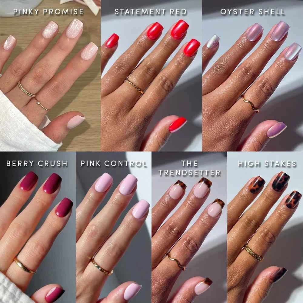 Lisawu The Short Squoval Edit press-on nail bundle manicure lifestyle photo