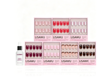 The Short Squoval Edit press-on nails in brown shade