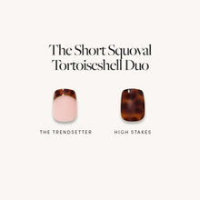 Lisawu The Short Squoval Tortoiseshell Duo press-on nail bundle style selection