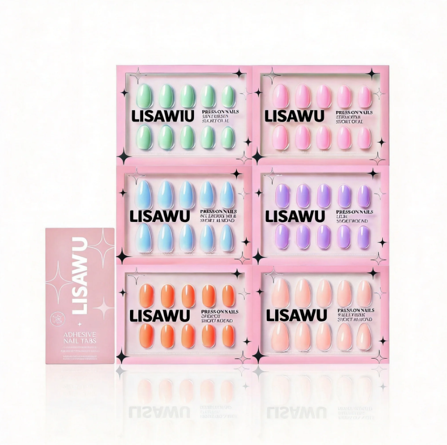 The Solids: Spring Bloom Collection press-on nails in orange shade