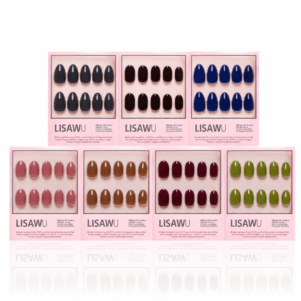 The Solids Vol.3 Fall Forest Collection press-on nails in brown shade