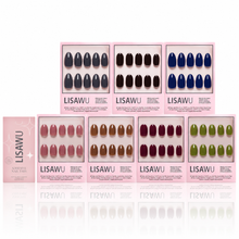 The Solids Vol.3 Fall Forest Collection press-on nails - almond shape, short length