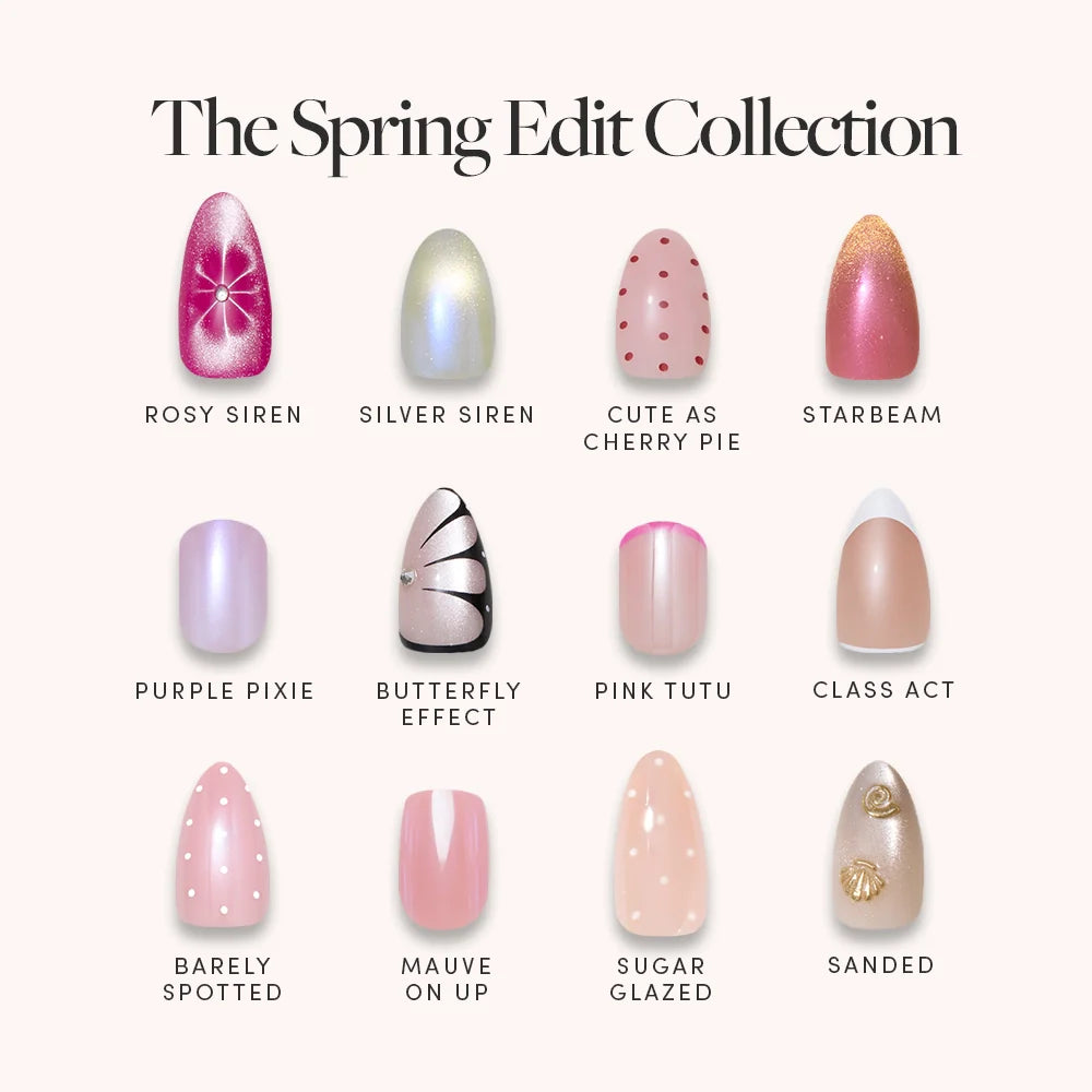 Lisawu The Spring Edit Collection press-on nail bundle style selection