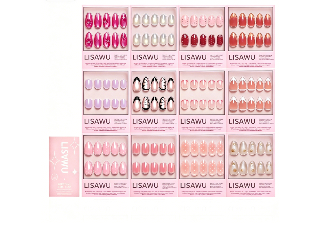 The Spring Edit Collection press-on nails in beige shade