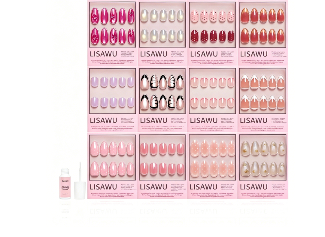 The Spring Edit Collection press-on nails in black shade