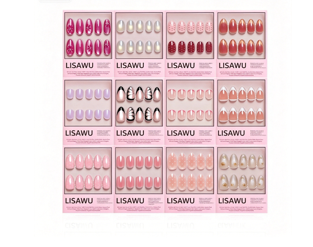 The Spring Edit Collection press-on nails in blue shade