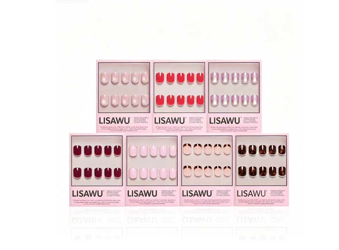 The Super Short Edit press-on nails in brown shade