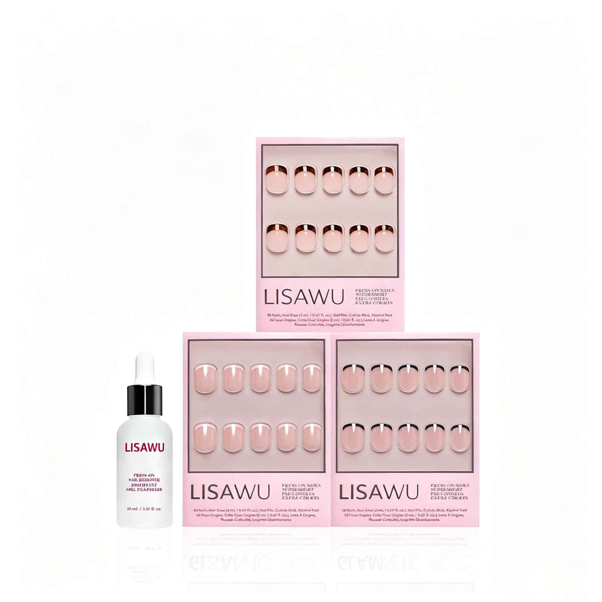 The Super Short Frenchies press-on nails in nude shade