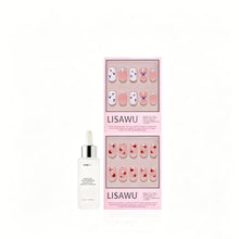 The Sweet Squovals press-on nails with glossy finish
