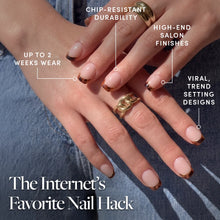 The Trendsetter press-on nails with glossy finish