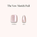 The Vow Mani Pedi press-on nails in nude shade