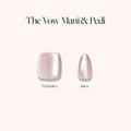 The Vow Mani Pedi press-on nails in nude shade