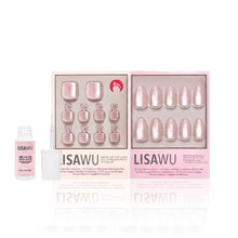 The Vow Mani Pedi press-on nails - almond shape, short length