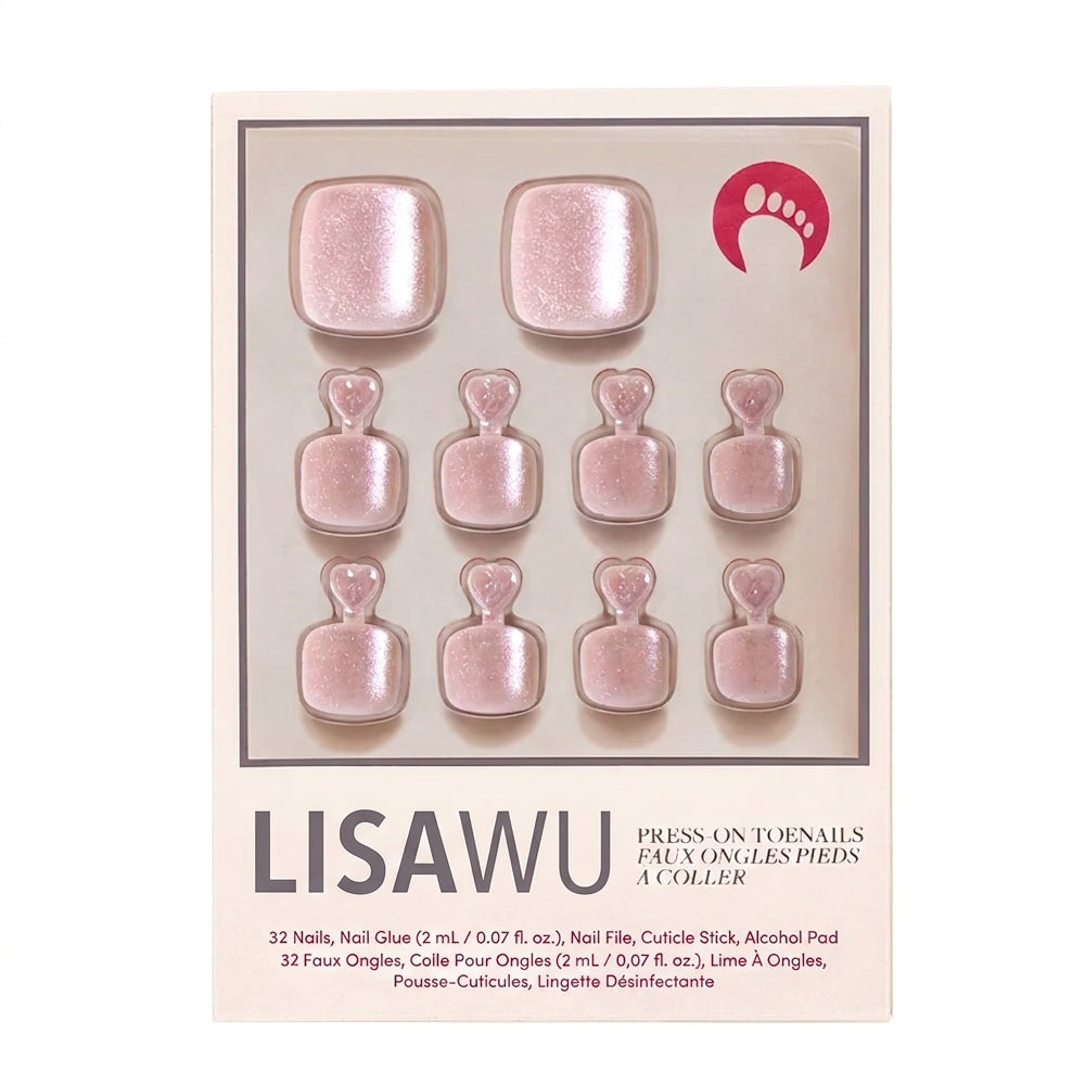 The Vow Toenail press-on nails with glossy finish