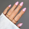 Think Pink press-on nails in pink shade