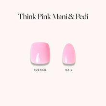 Think Pink Mani Pedi press-on nails in pink shade