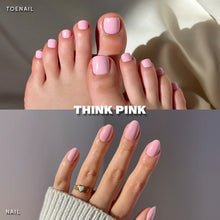 Lisawu Think Pink Mani Pedi press-on nail bundle manicure lifestyle photo