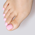 Think Pink Toenail press-on nails in pink shade