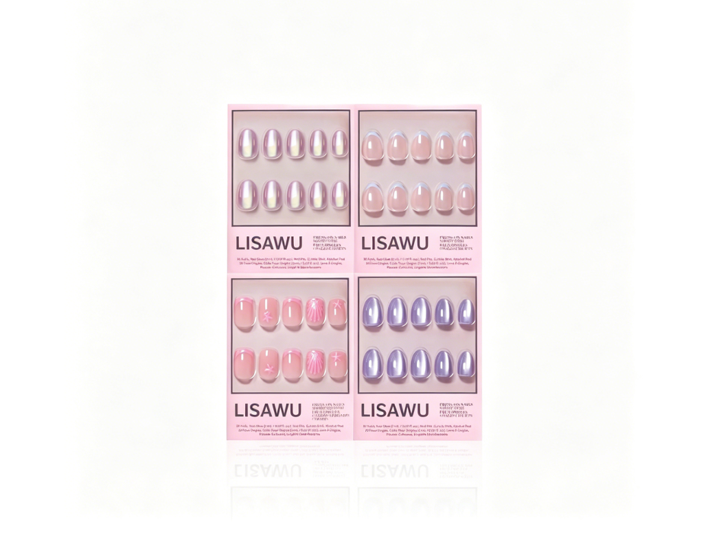 Tide & True press-on nails in blue shade