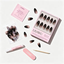 ‘Til Death press-on nails in nude shade