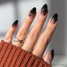 ‘Til Death press-on nails in black shade