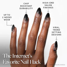 ‘Til Death press-on nail design - 3d style detail